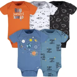 5-Pack Baby Boys Space Explorer Onesies® Bodysuits