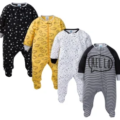 4-Pack Baby Boys Stars Sleep 'N Plays
