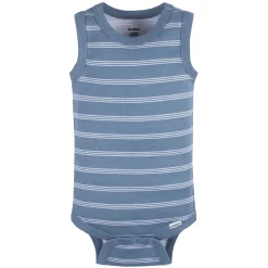 5-Pack Baby Boys Stripes Sleeveless Onesies® Bodysuits