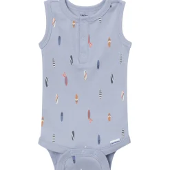 4-Pack Baby Boys Surfer Dude Sleeveless Bodysuits