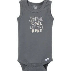 4-Pack Baby Boys Surfer Dude Sleeveless Bodysuits