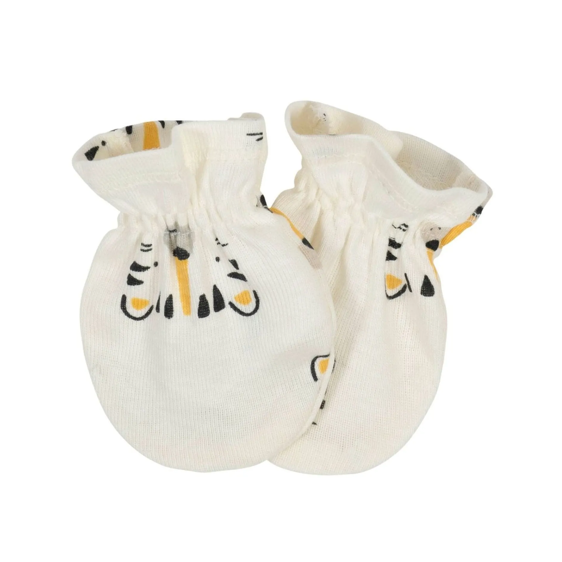 12-Pack Baby Boys Tiger Cap and Mitten Set