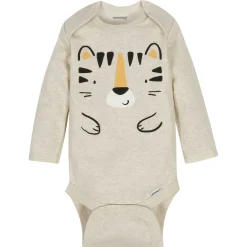 6-Pack Baby Boys Tiger Long Sleeve Onesies® Brand Bodysuits