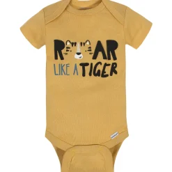 8-Pack Baby Boys Tiger Onesies® Brand Bodysuits