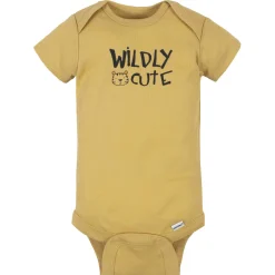 8-Pack Baby Boys Tiger Short Sleeve Onesies® Bodysuits