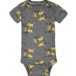 8-Pack Baby Boys Tiger Short Sleeve Onesies® Bodysuits