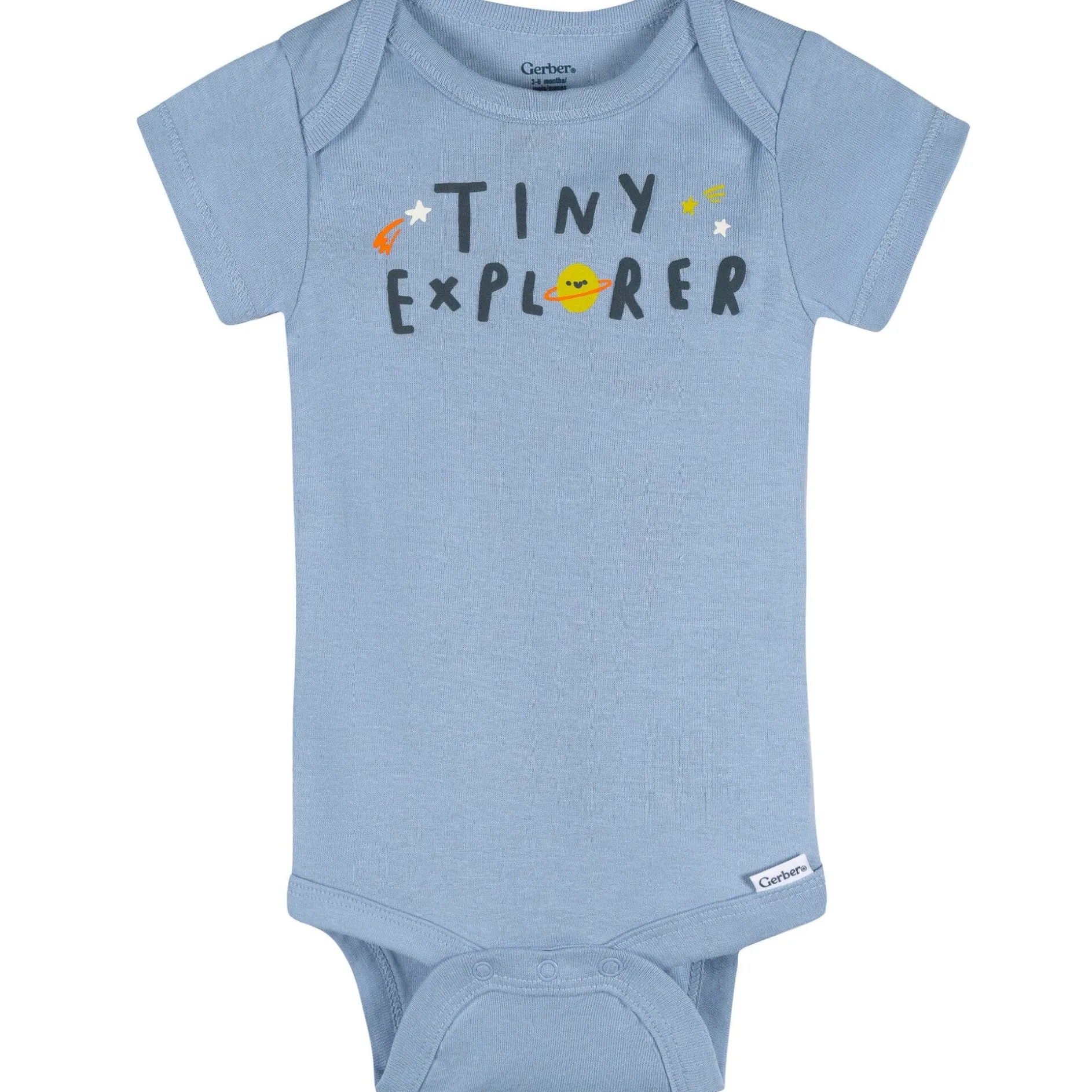 3-Pack Baby Boys Tiny Explorer Short Sleeve Onesies® Bodysuits