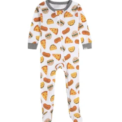 4-Pack Baby Boys Treats Snug Fit Footed Pajamas