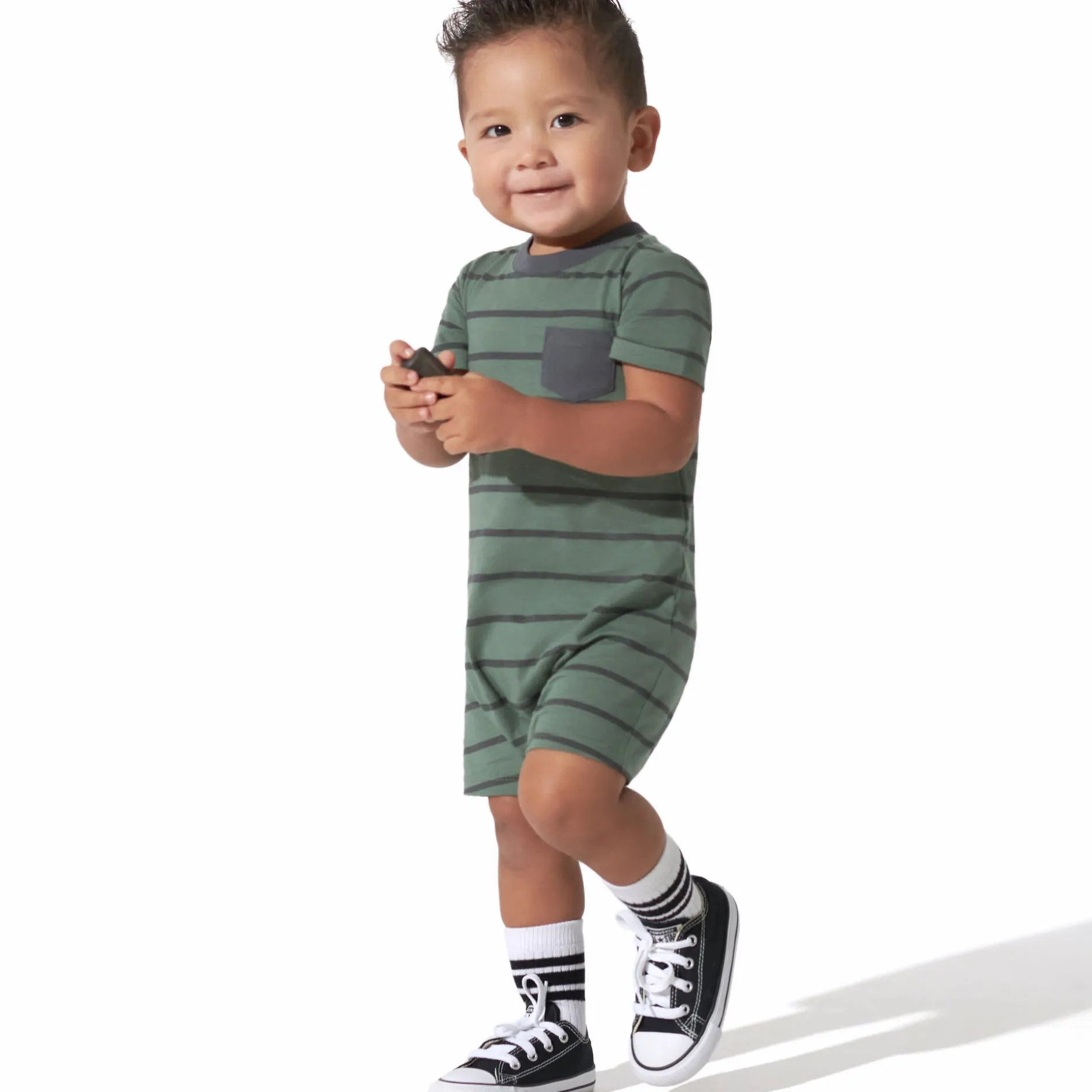 3-Pack Baby Boys Unbearably Cute Rompers