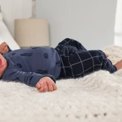 4-Pack Baby Boys Vintage Indigo Active Pants