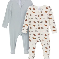 2-Pack Baby Boys Western Sleep 'N Plays with Mitten Cuffs