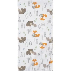 5-Pack Baby Boys Woodland Flannel Receiving Blankets