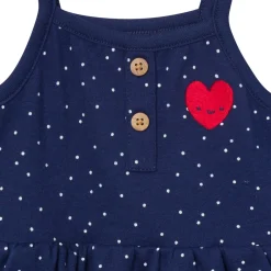 4-Pack Baby Girls Americana Sleeveless Bodysuits