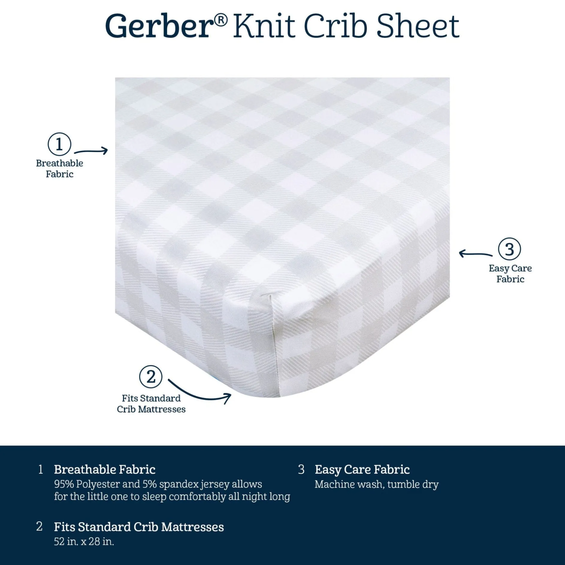 2-Pack Baby Girls Animal Geo Crib Sheet