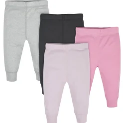 4-Pack Baby Girls Assorted Active Pants
