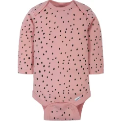 6-Pack Baby Girls Bear Long Sleeve Onesies® Bodysuits
