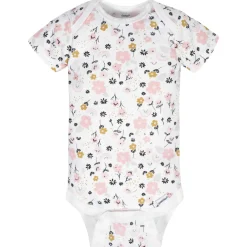 8-Pack Baby Girls Bear Short Sleeve Onesies® Bodysuits