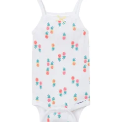 4-Pack Baby Girls Berries Sleeveless Bodysuits