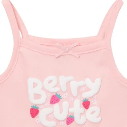 4-Pack Baby Girls Berries Sleeveless Bodysuits