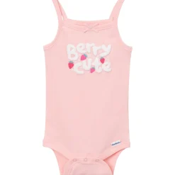 4-Pack Baby Girls Berries Sleeveless Bodysuits
