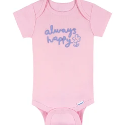 8-Pack Baby Girls Berry Happy Short Sleeve Onesies® Bodysuits