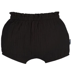 3-Pack Baby Girls Black, Tan Dot & Pink Gauze Bubble Shorts