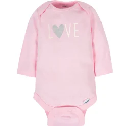 6-Pack Baby Girls Bunny Long Sleeve Onesies® Bodysuits