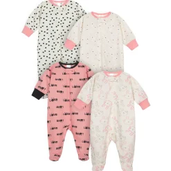 4-Pack Baby Girls Bunny Sleep 'N Plays