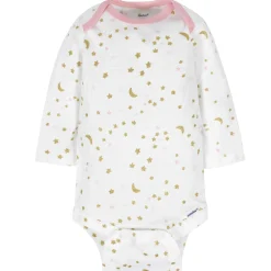 6-Pack Baby Girls Castle Long Sleeve Onesies® Bodysuits