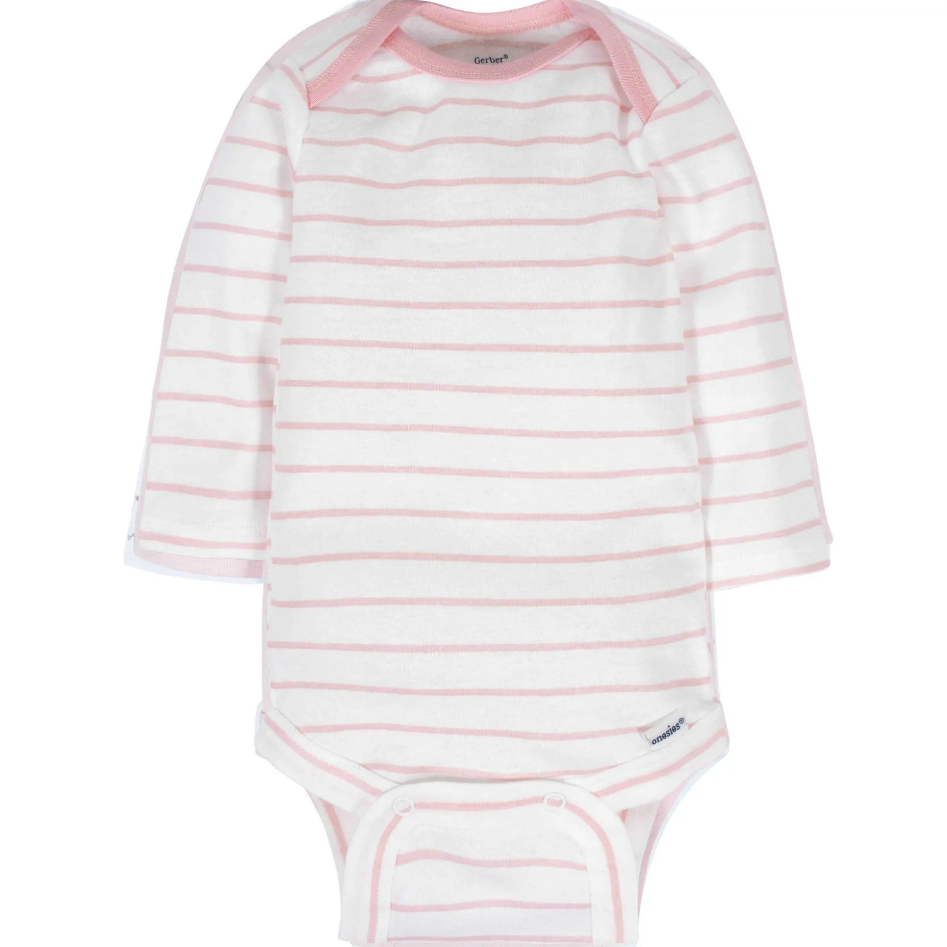 6-Pack Baby Girls Castle Long Sleeve Onesies® Bodysuits