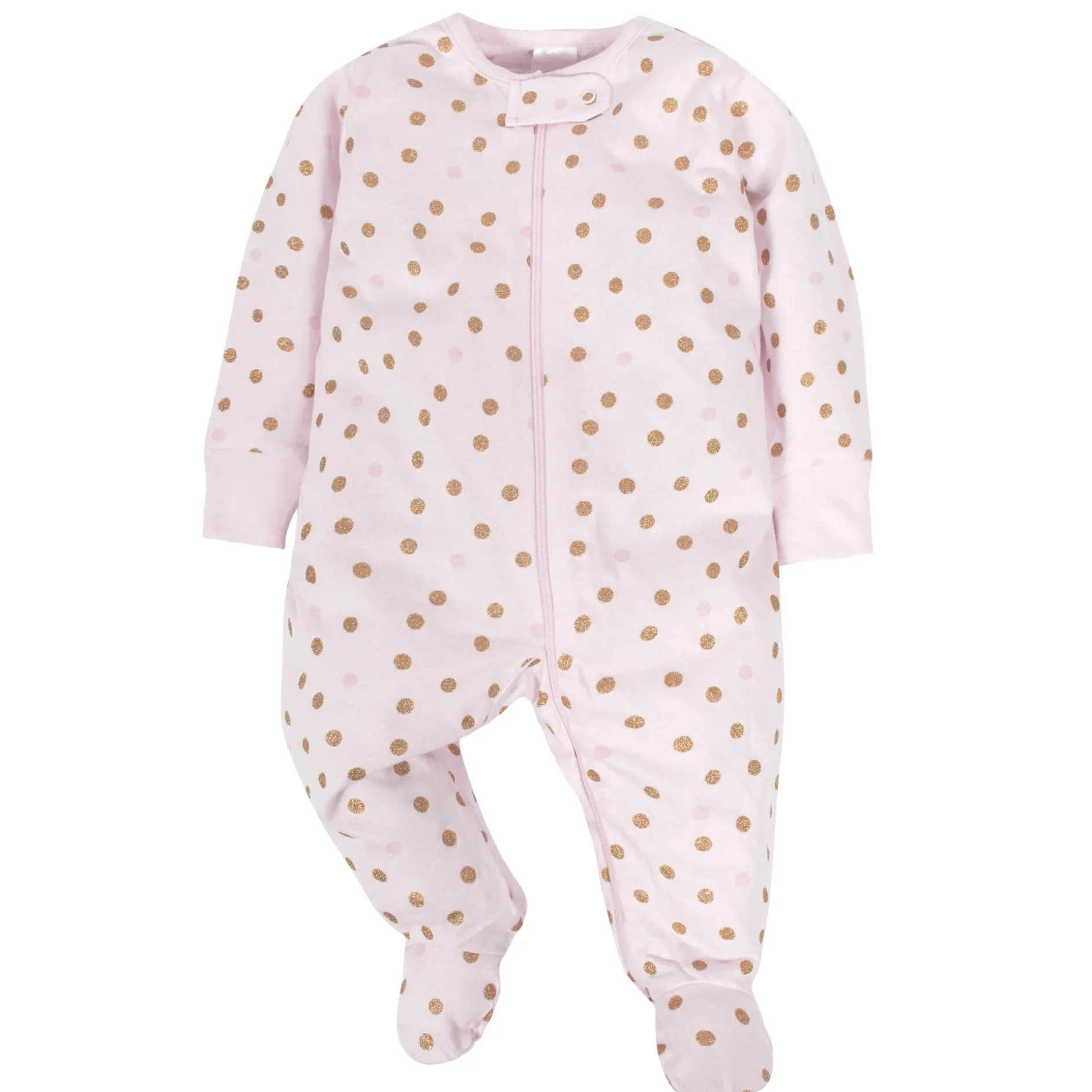 4-Pack Baby Girls Castle Zip Front Sleep ‘N Plays