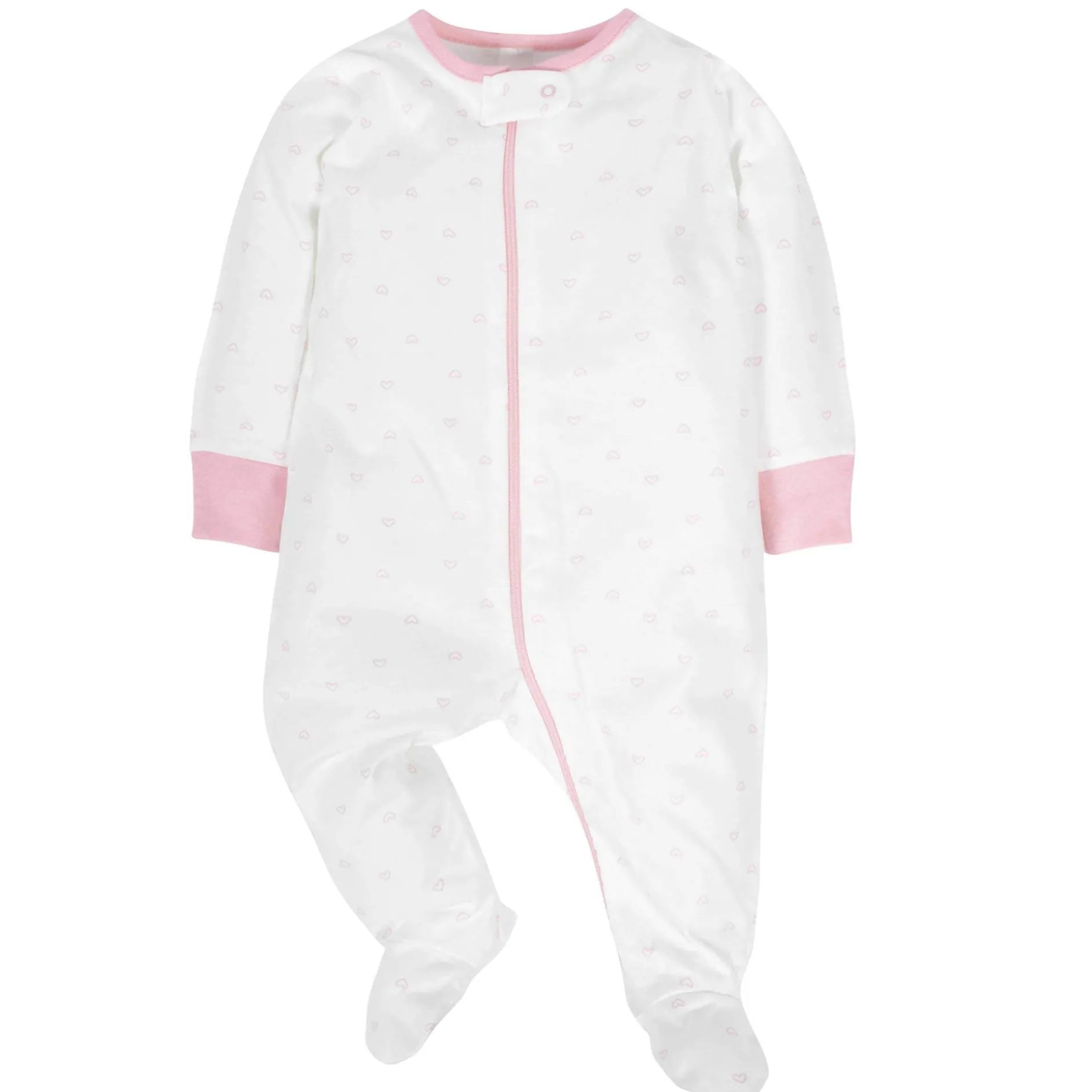 4-Pack Baby Girls Castle Zip Front Sleep ‘N Plays