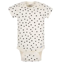 5-Pack Baby Girls Comfy Stretch Flower Pot Short Sleeve Onesies® Bodysuits