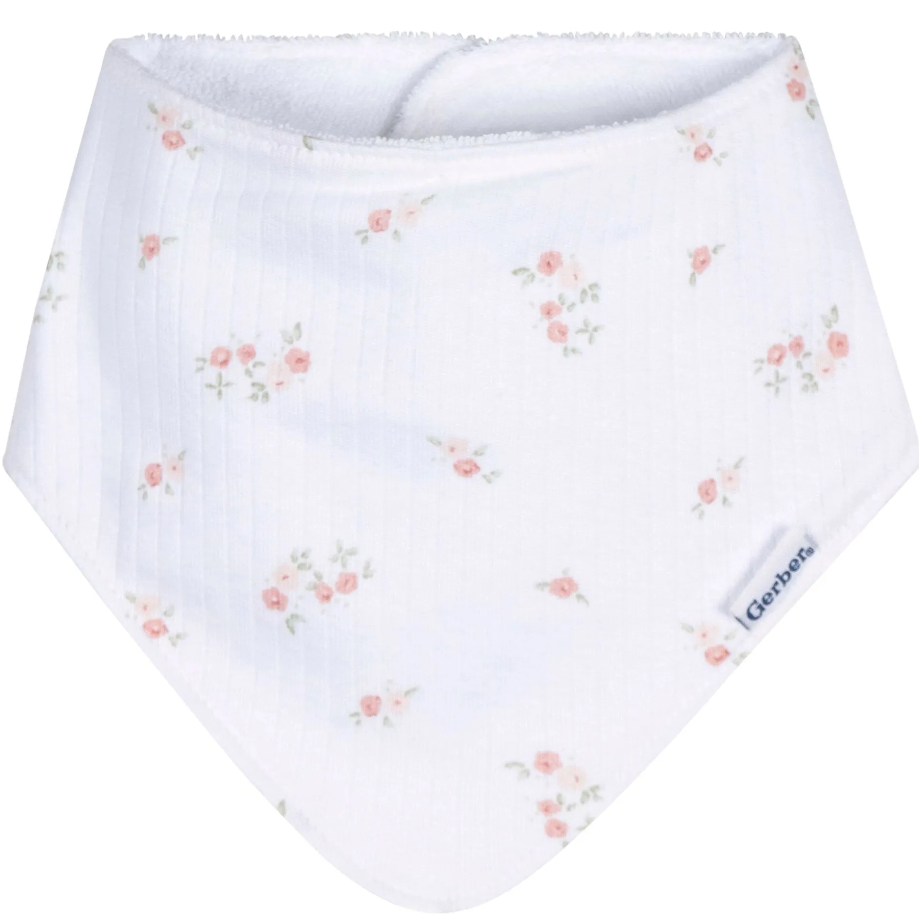 3-Pack Baby Girls Deer Bandana Bib