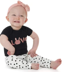 4-Pack Baby Girls Dots Pants