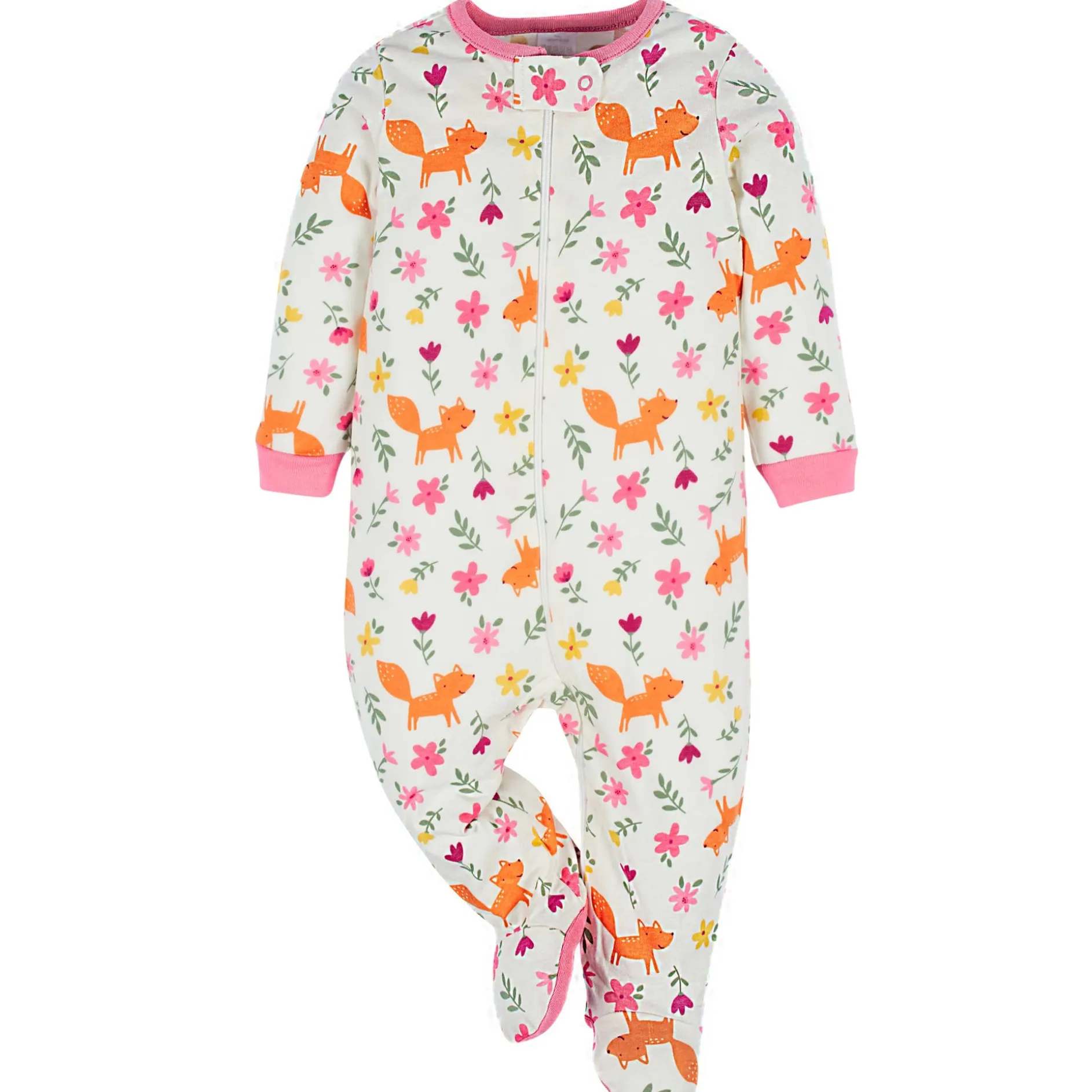 4-Pack Baby Girls Floral Fox Sleep 'N Plays