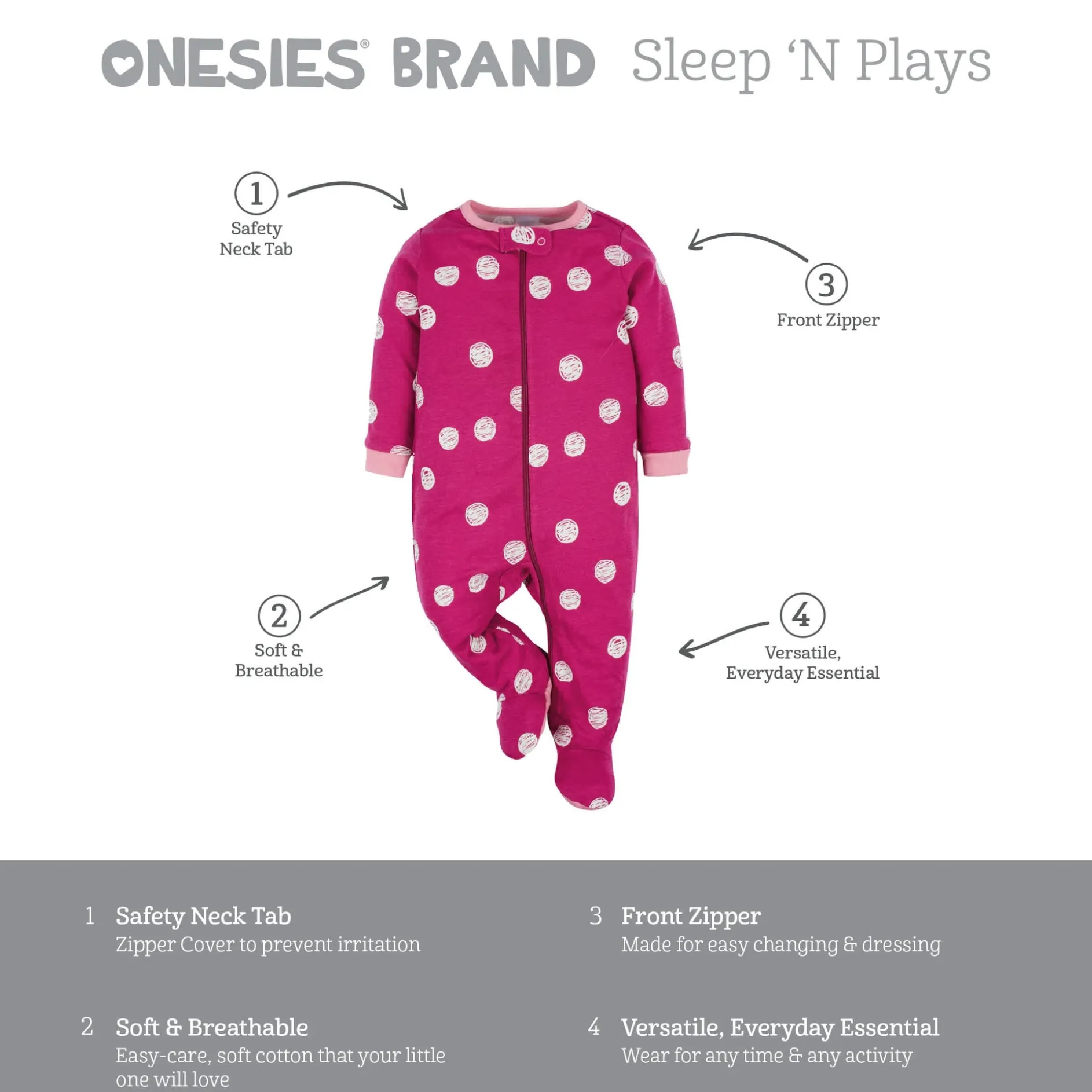 4-Pack Baby Girls Floral Fox Sleep 'N Plays