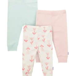 3-Pack Baby Girls Flowers Active Pants