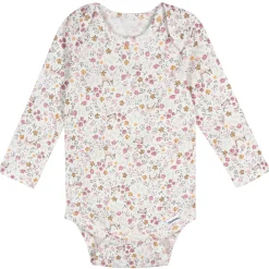 5-Pack Baby Girls Flowers Long Sleeve Bodysuits