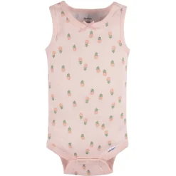 5-Pack Baby Girls Flowers Sleeveless Onesies® Bodysuits