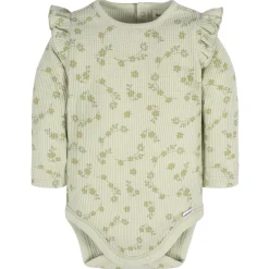 2-Pack Baby Girls Flower Toss Long Sleeve Onesies® Bodysuits