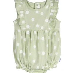 3-Pack Baby Girls Garden Rompers