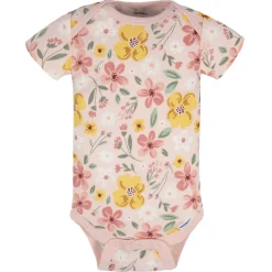 5-Pack Baby Girls Golden Floral Onesies® Bodysuits