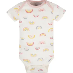 8-Pack Baby Girls Golden Floral Onesies® Bodysuits