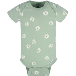 8-Pack Baby Girls Golden Floral Onesies® Bodysuits