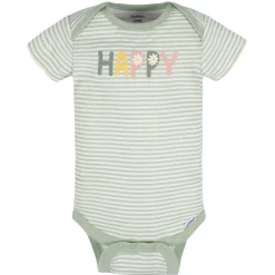 8-Pack Baby Girls Golden Floral Onesies® Bodysuits