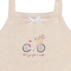 4-Pack Baby Girls Green Floral Sleeveless Onesies® Bodysuits