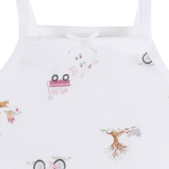4-Pack Baby Girls Green Floral Sleeveless Onesies® Bodysuits