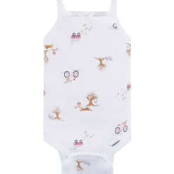 4-Pack Baby Girls Green Floral Sleeveless Onesies® Bodysuits