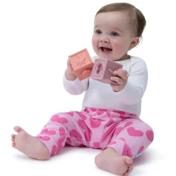 3-Pack Baby Girls Hearts Active Pants